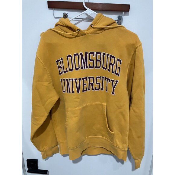 Jansport Bloomsburg University 2-sided Hoodie, Yellow, Small - Picture 1 of 3